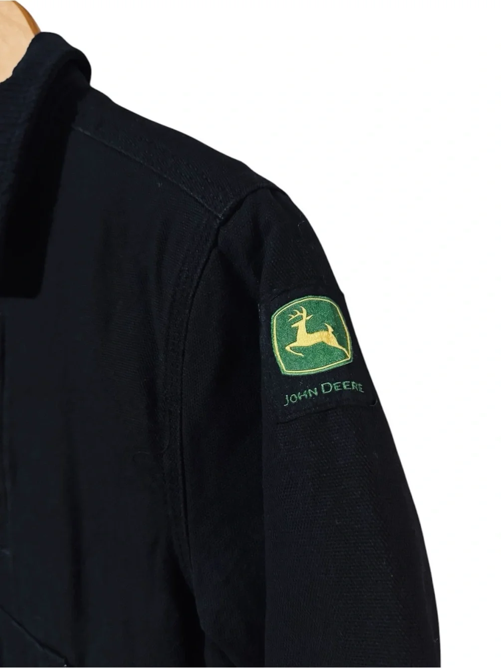 JOHN DEERE Tractor Jacket Coat Durable Tough Full Zip Pockets Logo Lined Boys 8